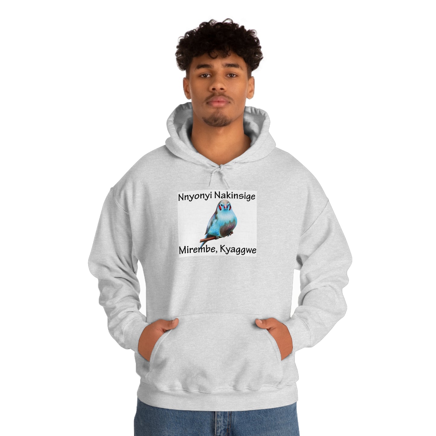 Unisex Heavy Blend™ Hooded Sweatshirt - Nnyonyi Nakinsige (Cheeked Cordon-Bleu)