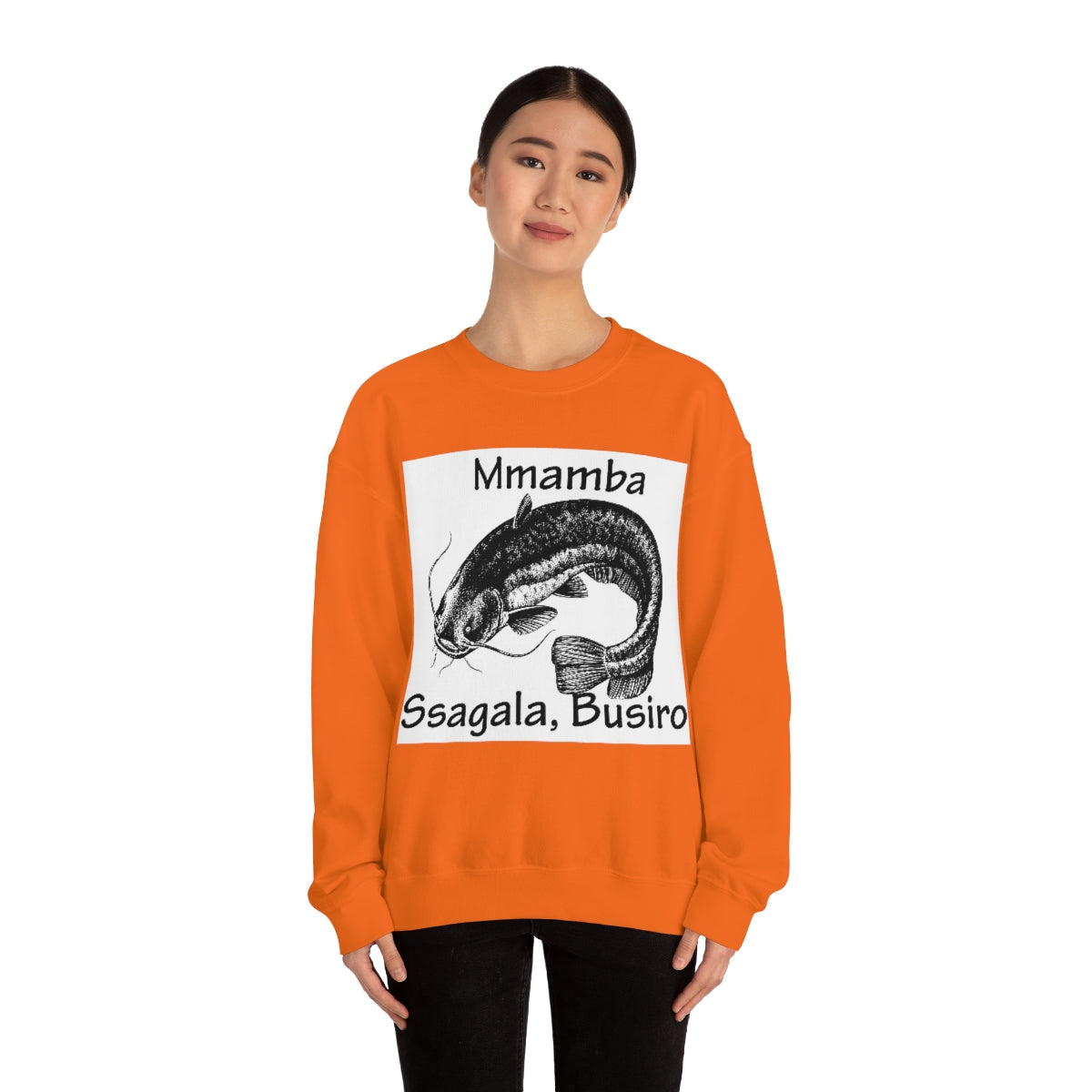 Unisex Heavy Blend™ Crewneck Sweatshirt - Mmamba Ggabunga, WB