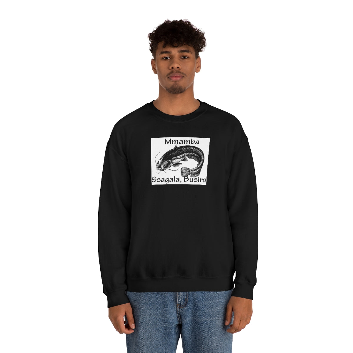 Unisex Heavy Blend™ Crewneck Sweatshirt - Mmamba Ggabunga, WB