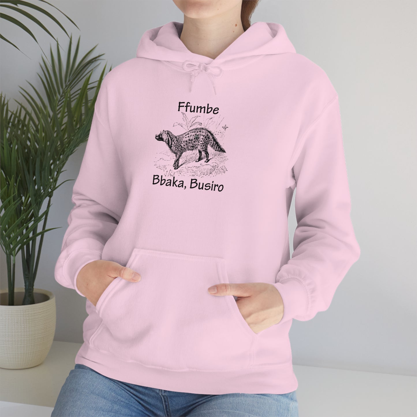 Unisex Heavy Blend™ Hooded Sweatshirt - Ffumbe (Civet Cat)