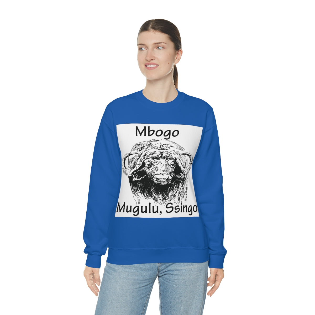 Unisex Heavy Blend™ Crewneck Sweatshirt - Mbuzi, WB