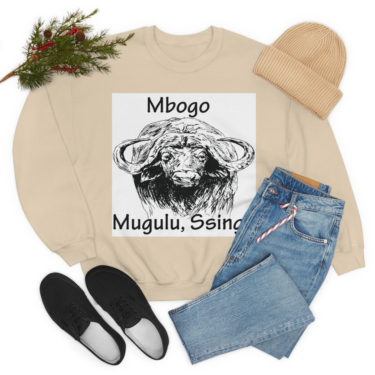 Unisex Heavy Blend™ Crewneck Sweatshirt - Mbuzi, WB