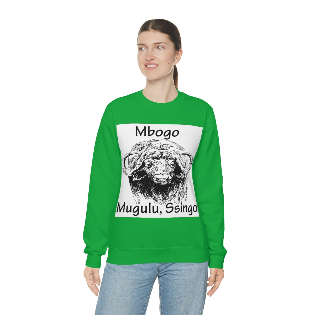 Unisex Heavy Blend™ Crewneck Sweatshirt - Mbogo, WB