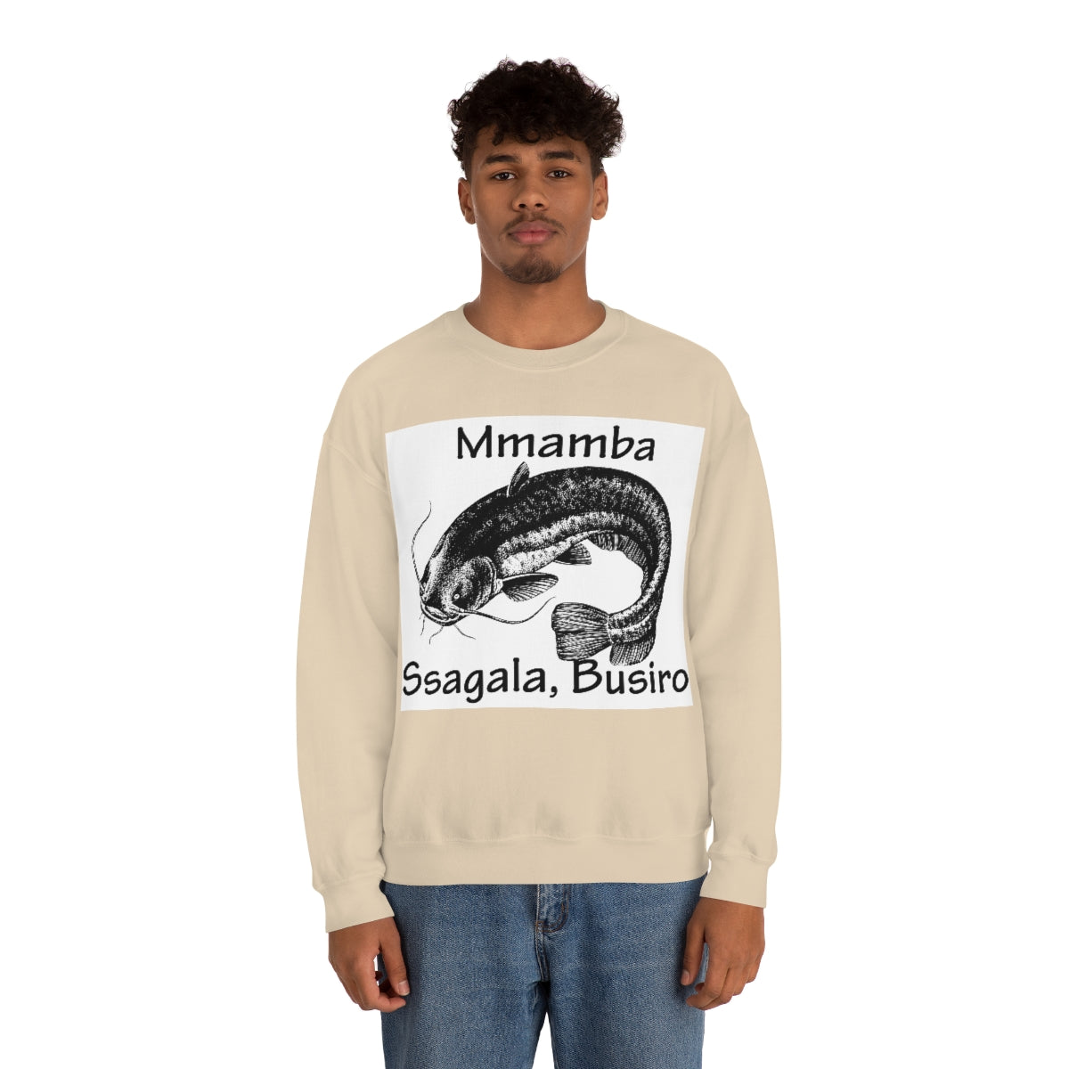 Unisex Heavy Blend™ Crewneck Sweatshirt - Mmamba Ggabunga, WB