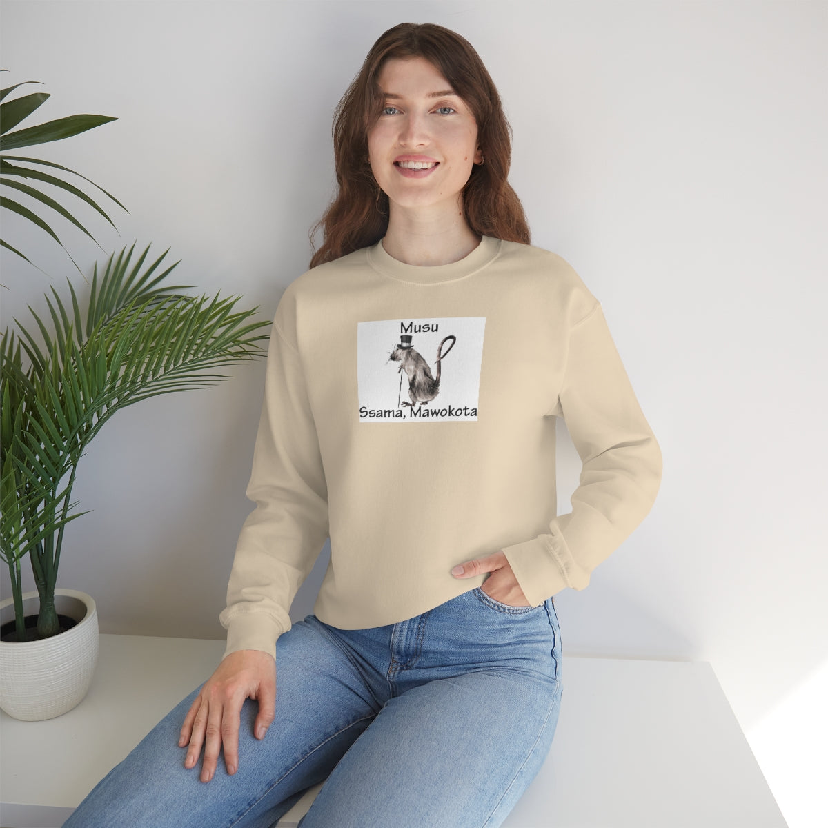 Unisex Heavy Blend™ Crewneck Sweatshirt - Musu, WB