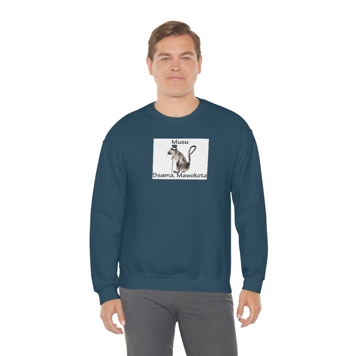 Unisex Heavy Blend™ Crewneck Sweatshirt - Musu, WT