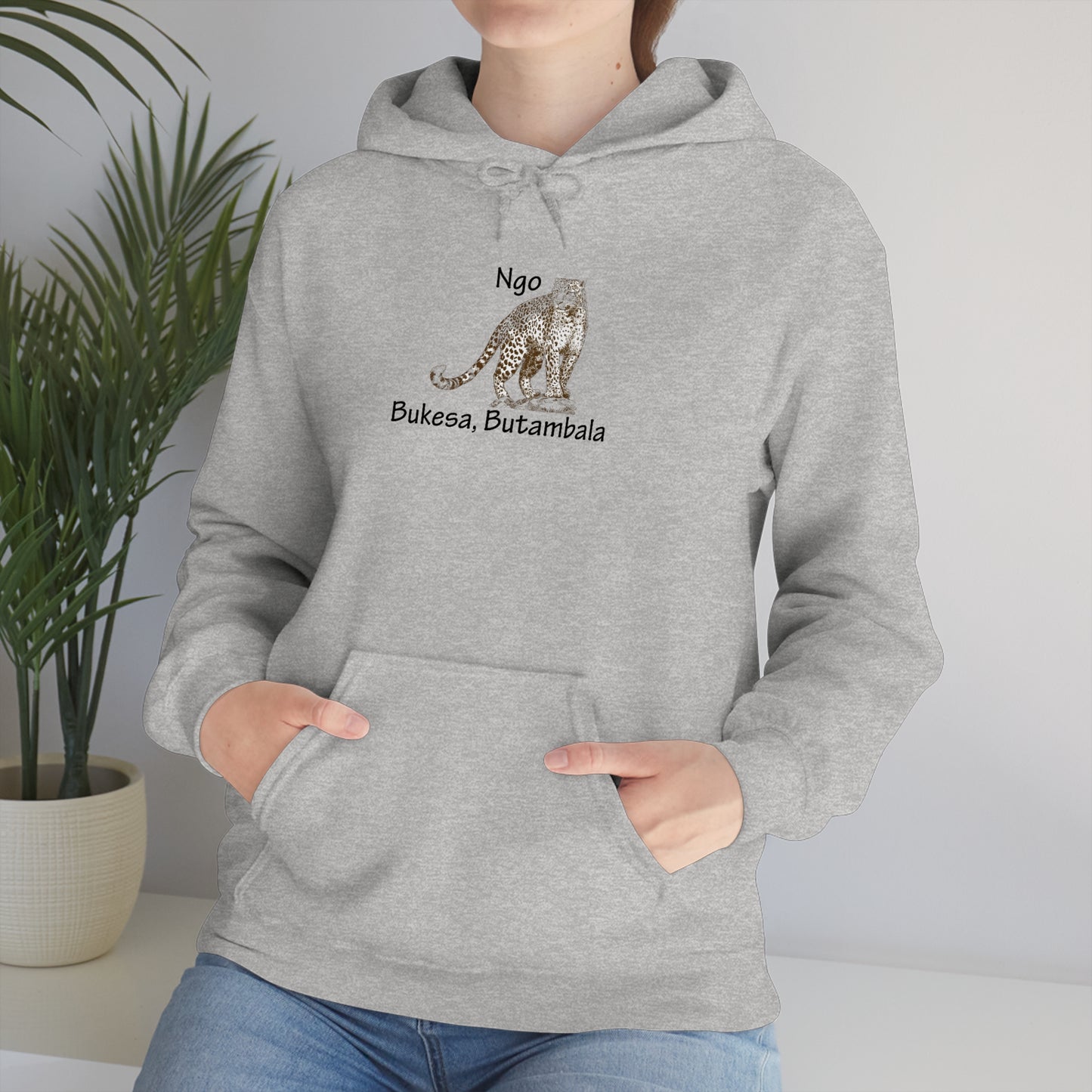 Unisex Heavy Blend™ Hooded Sweatshirt - Ngo (Leoppard)