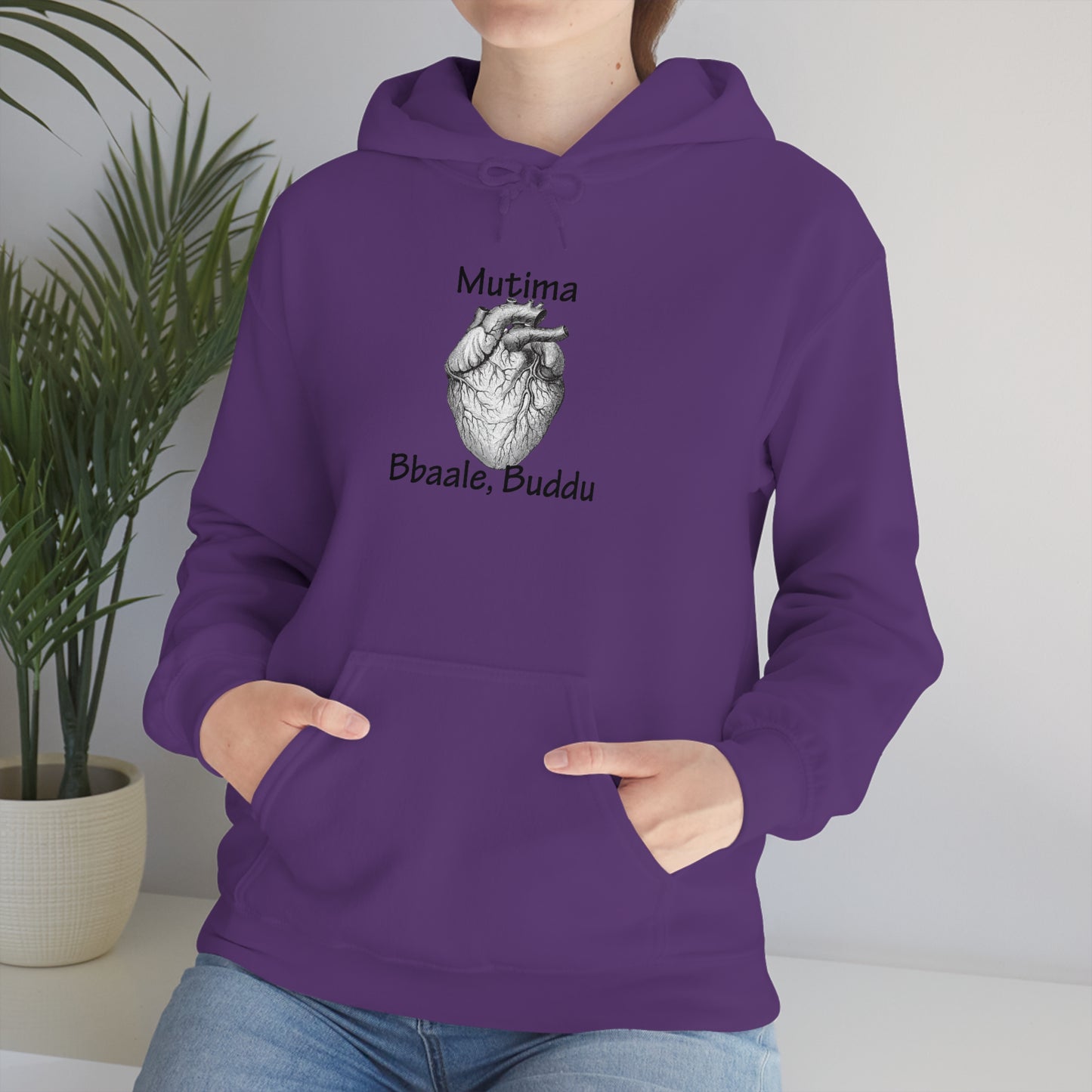 Unisex Heavy Blend™ Hooded Sweatshirt - Mutima Musaggi (Heart)