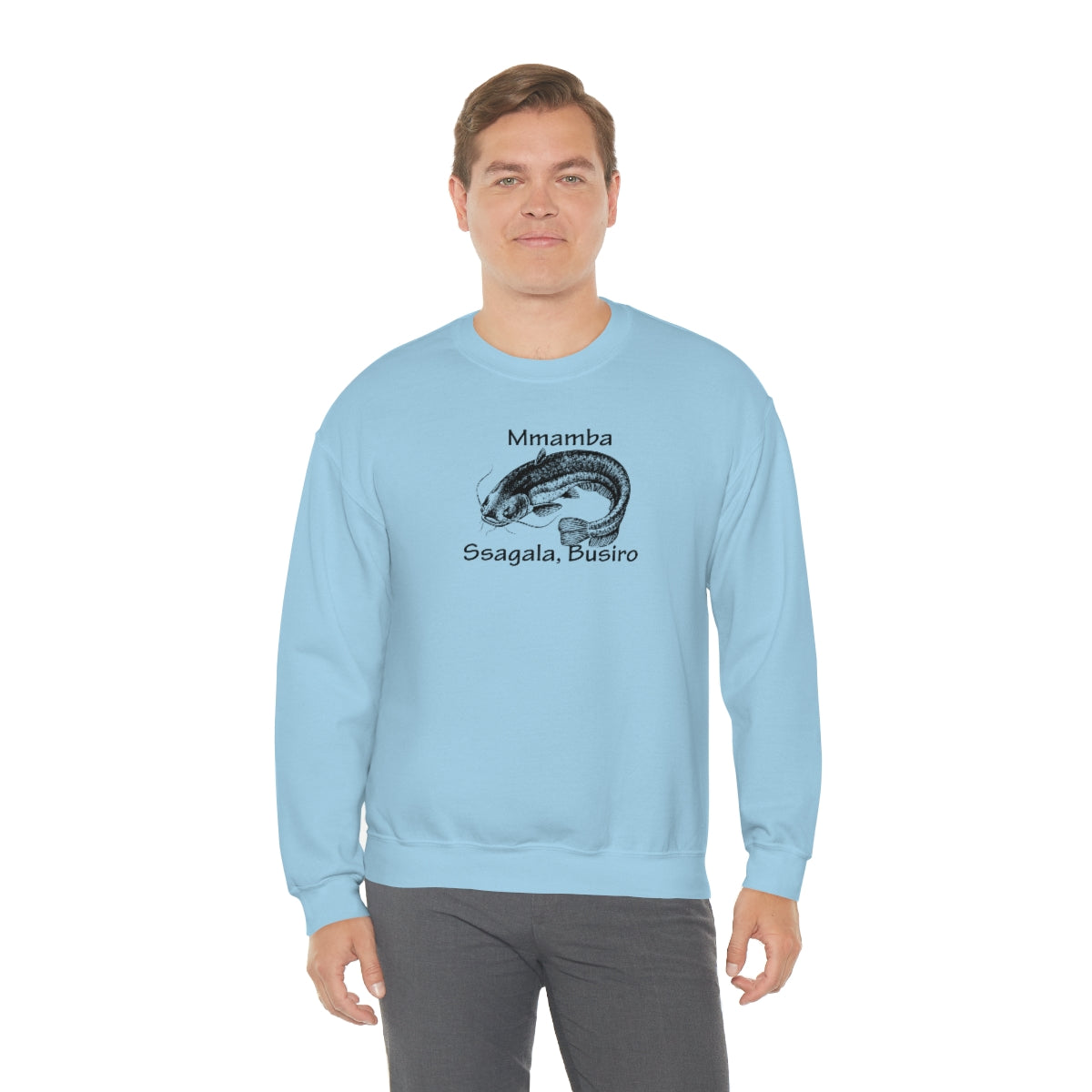 Unisex Heavy Blend™ Crewneck Sweatshirt - Mmamba Ggabunga, WT