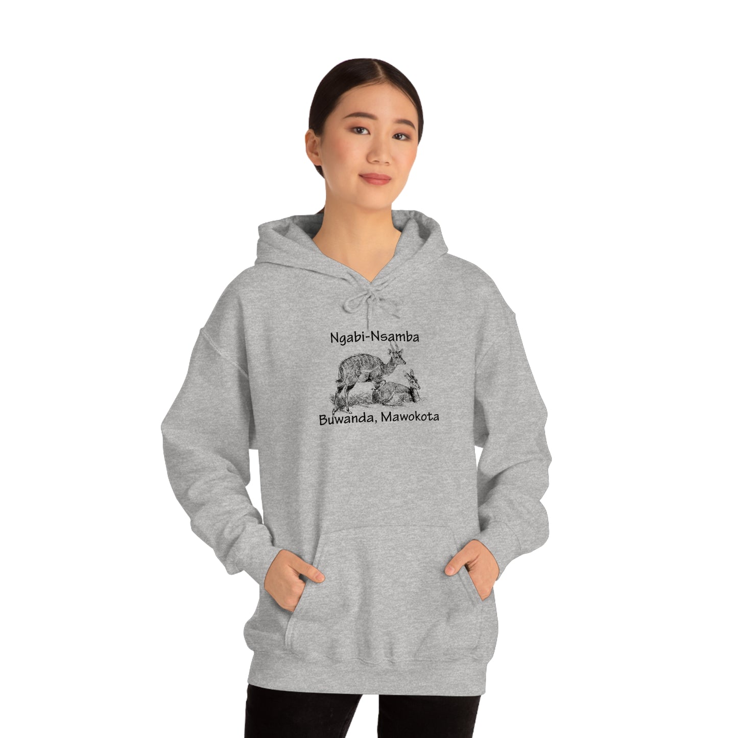 Unisex Heavy Blend™ Hooded Sweatshirt - Ngabi (Bushbuck-Antelope)