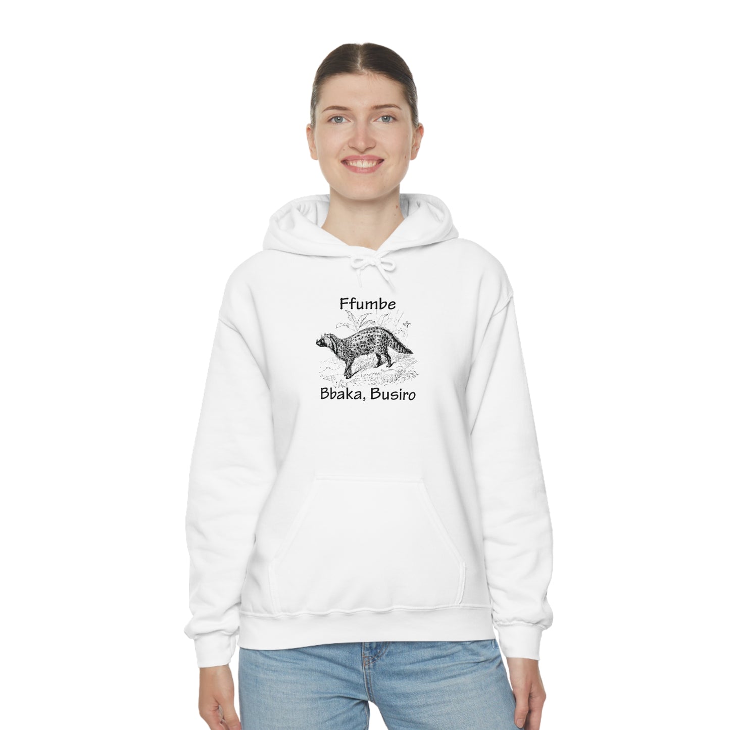 Unisex Heavy Blend™ Hooded Sweatshirt - Ffumbe (Civet Cat)