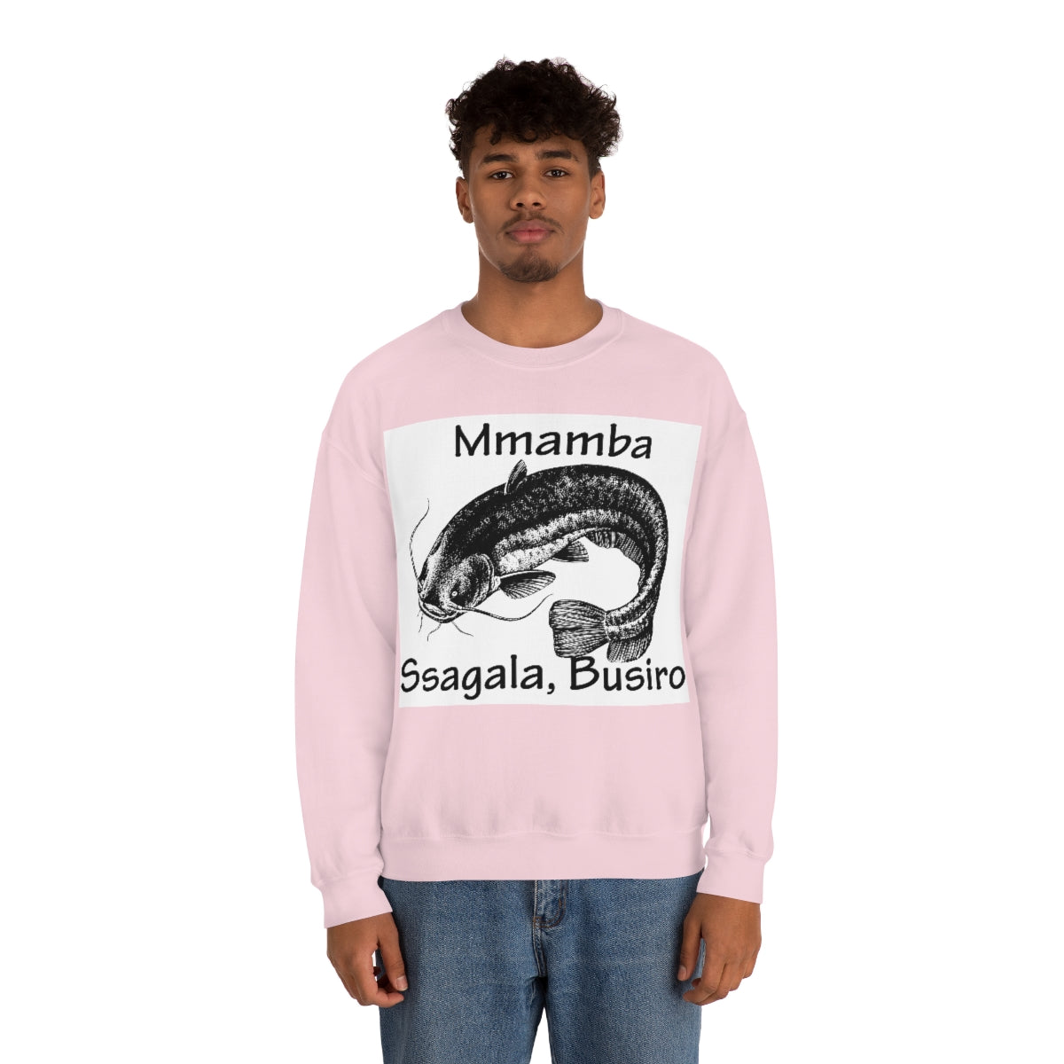 Unisex Heavy Blend™ Crewneck Sweatshirt - Mmamba Ggabunga, WB