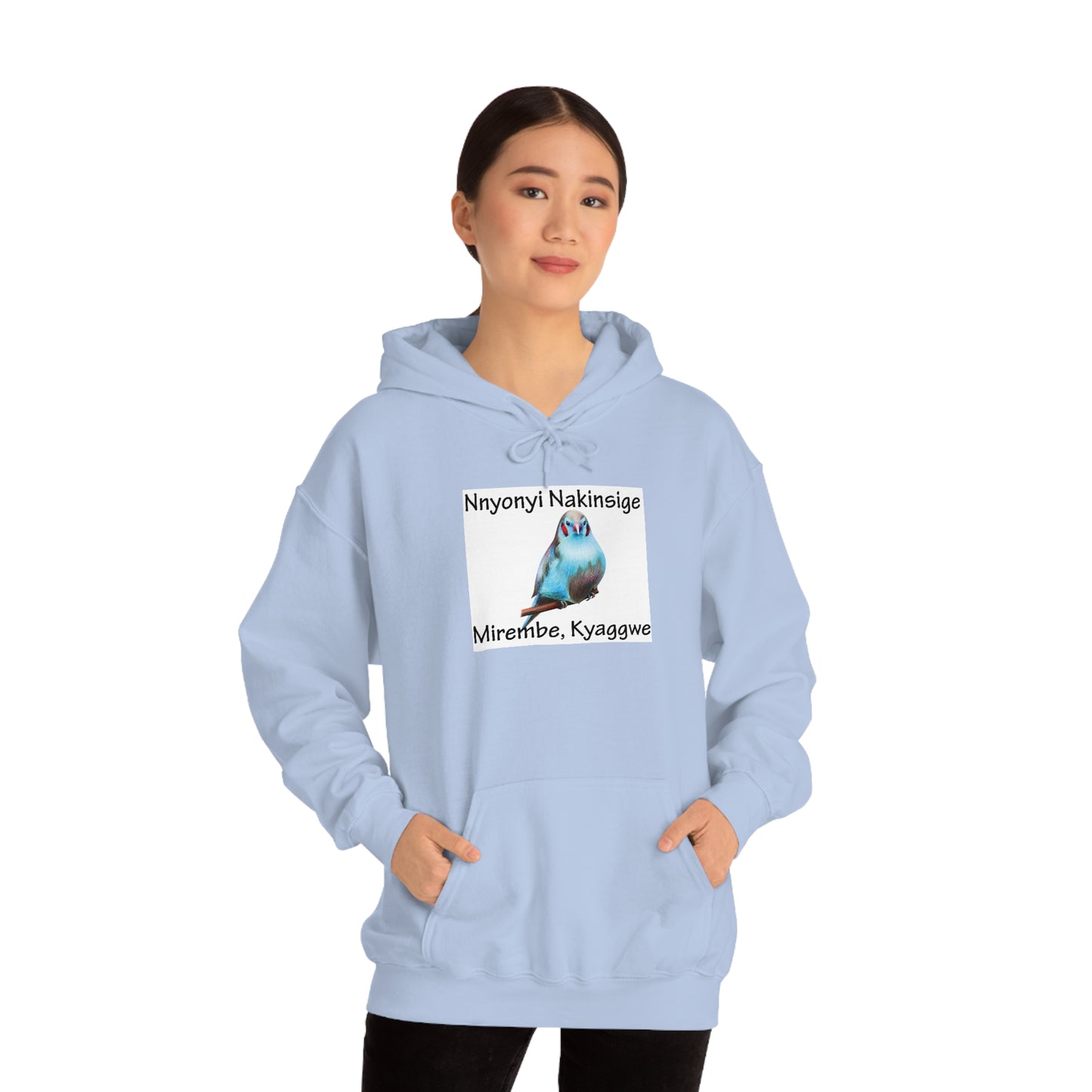 Unisex Heavy Blend™ Hooded Sweatshirt - Nnyonyi Nakinsige (Cheeked Cordon-Bleu)