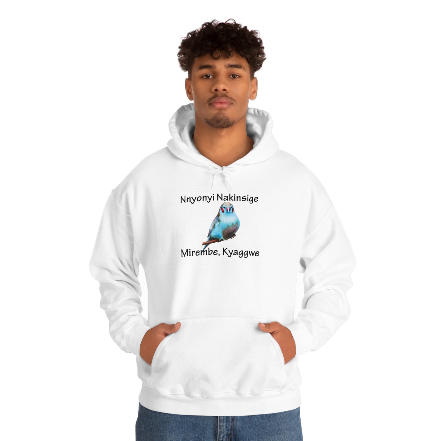 Unisex Heavy Blend™ Hooded Sweatshirt - Nnyonyi Nakinsige (Cheeked Cordon-Bleu)