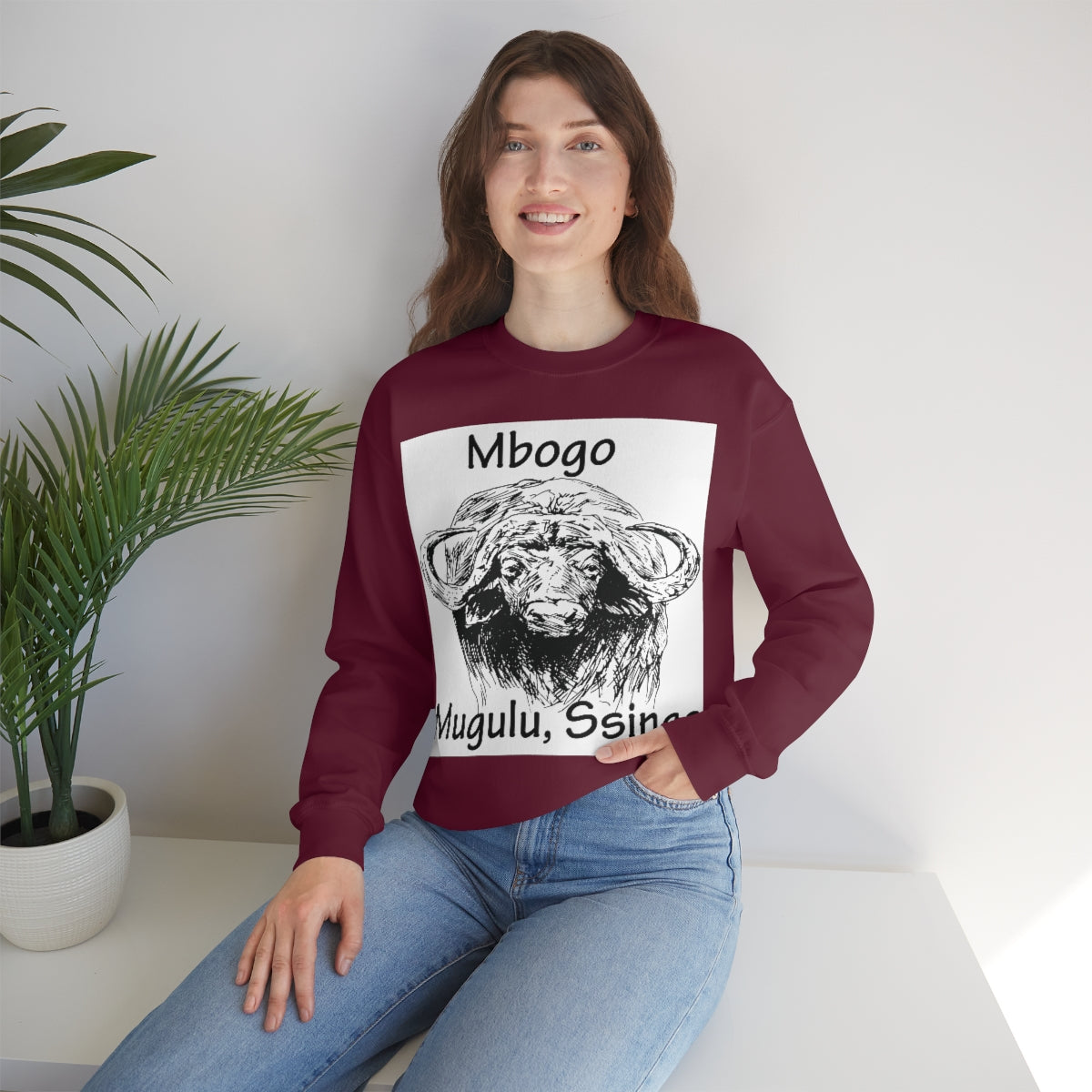 Unisex Heavy Blend™ Crewneck Sweatshirt - Mbuzi, WB