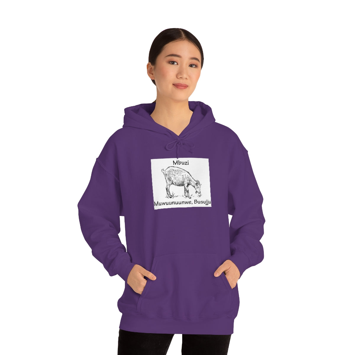 Mbuzi, B1 - Unisex Heavy Blend™ Hooded Sweatshirt