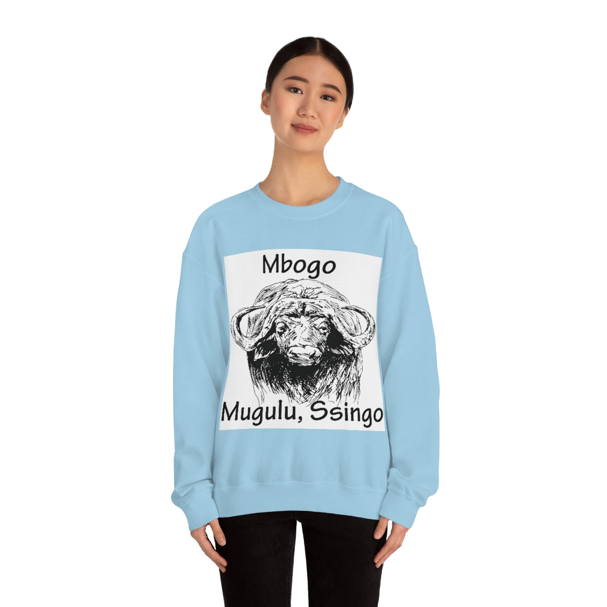 Unisex Heavy Blend™ Crewneck Sweatshirt - Mbuzi, WB