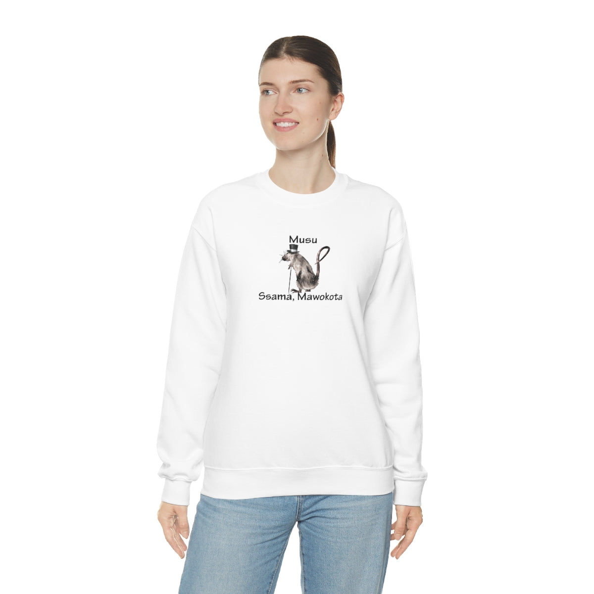 Unisex Heavy Blend™ Crewneck Sweatshirt - Musu, WT