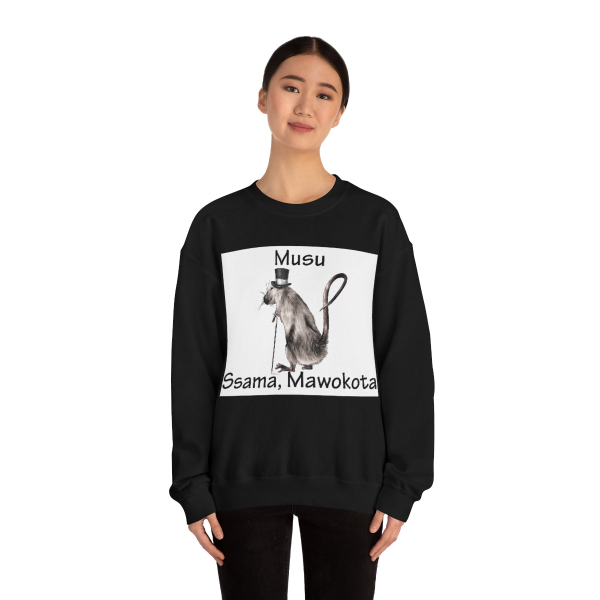 Unisex Heavy Blend™ Crewneck Sweatshirt - Musu, WB