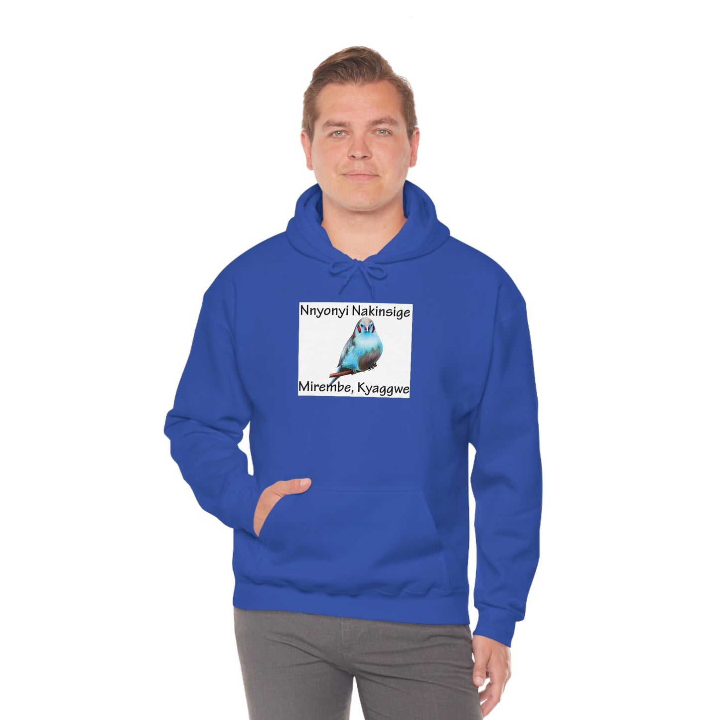 Unisex Heavy Blend™ Hooded Sweatshirt - Nnyonyi Nakinsige (Cheeked Cordon-Bleu)