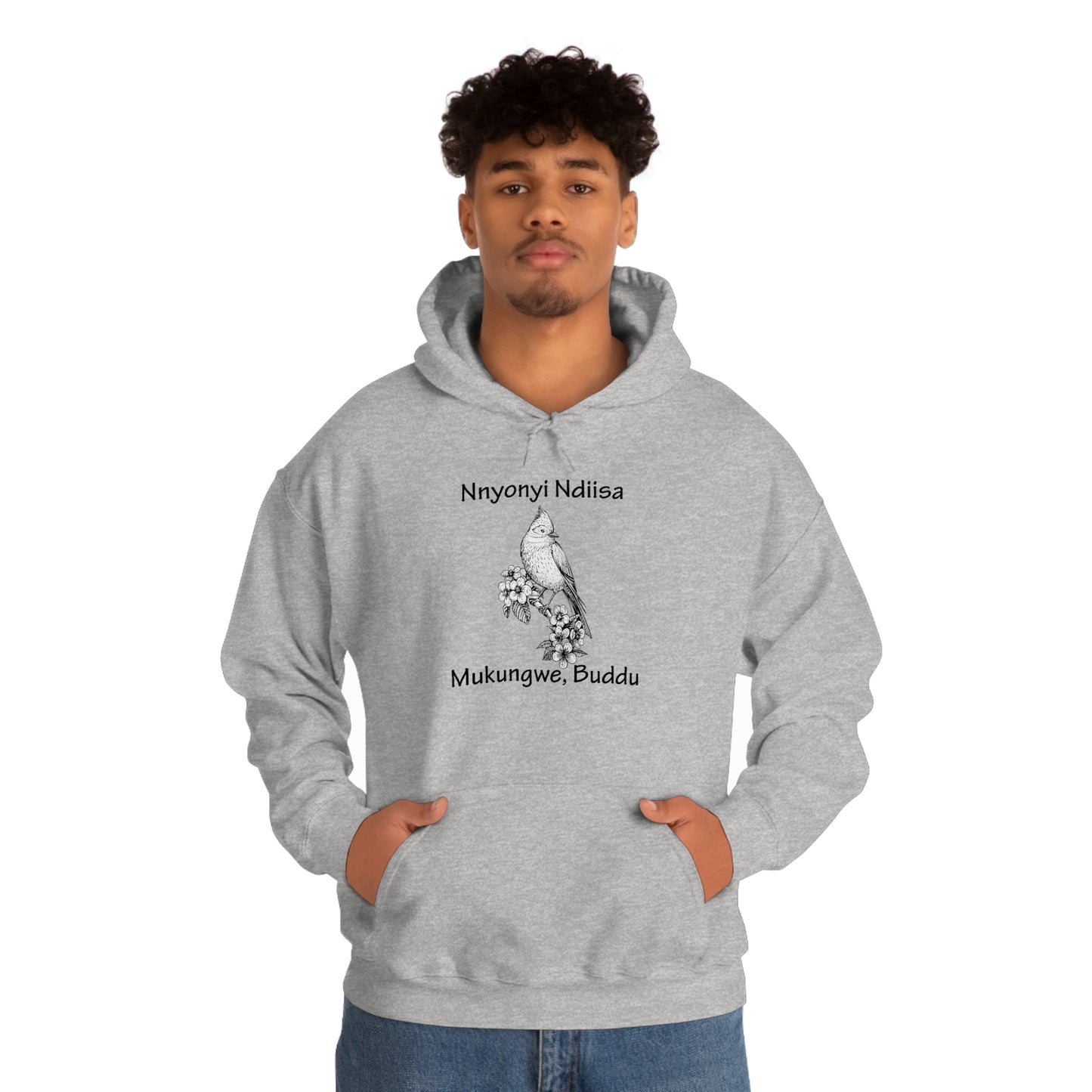 Unisex Heavy Blend™ Hooded Sweatshirt - Nnyonyi Ndiisa (Lark)