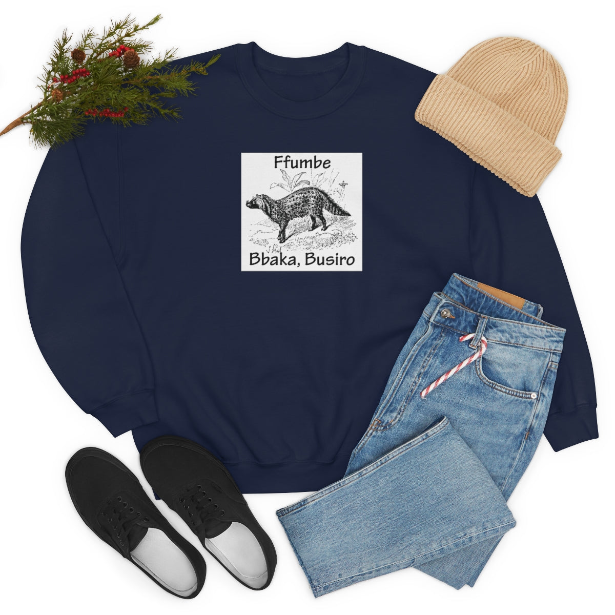 Unisex Heavy Blend™ Crewneck Sweatshirt - Ffumbe, WB