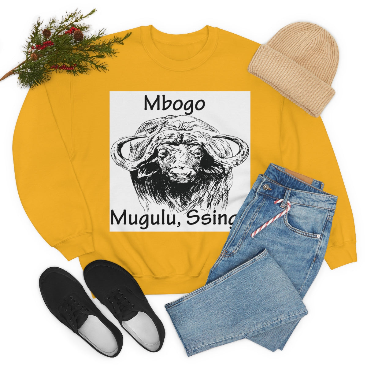 Unisex Heavy Blend™ Crewneck Sweatshirt - Mbogo, WB