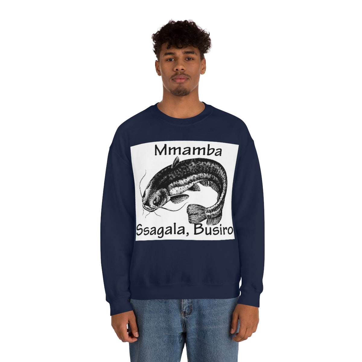 Unisex Heavy Blend™ Crewneck Sweatshirt - Mmamba Ggabunga, WB