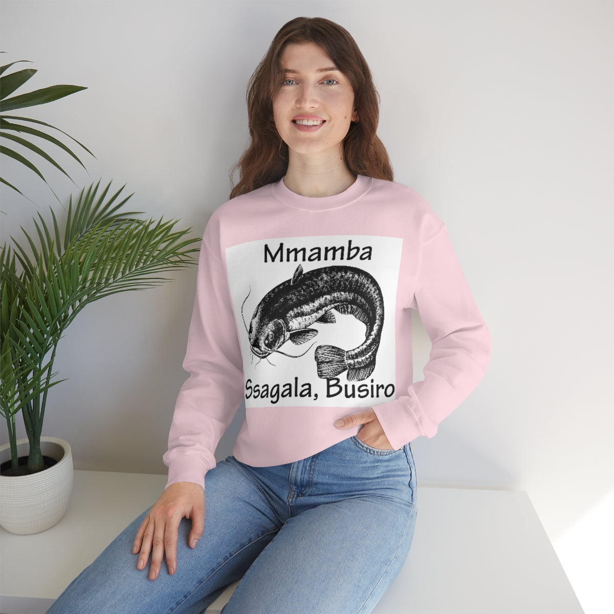 Unisex Heavy Blend™ Crewneck Sweatshirt - Mmamba Ggabunga, WB