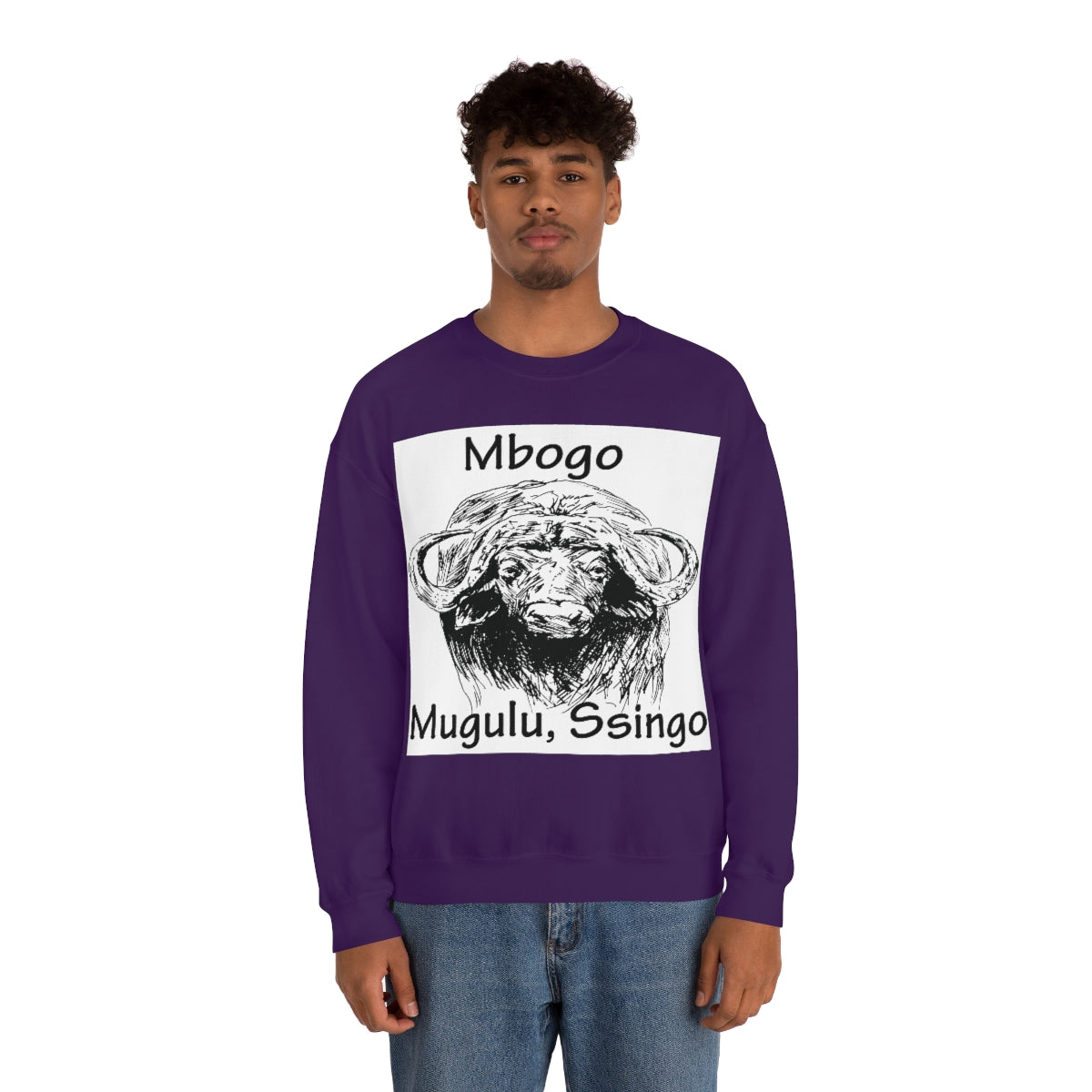 Unisex Heavy Blend™ Crewneck Sweatshirt - Mbogo, WB