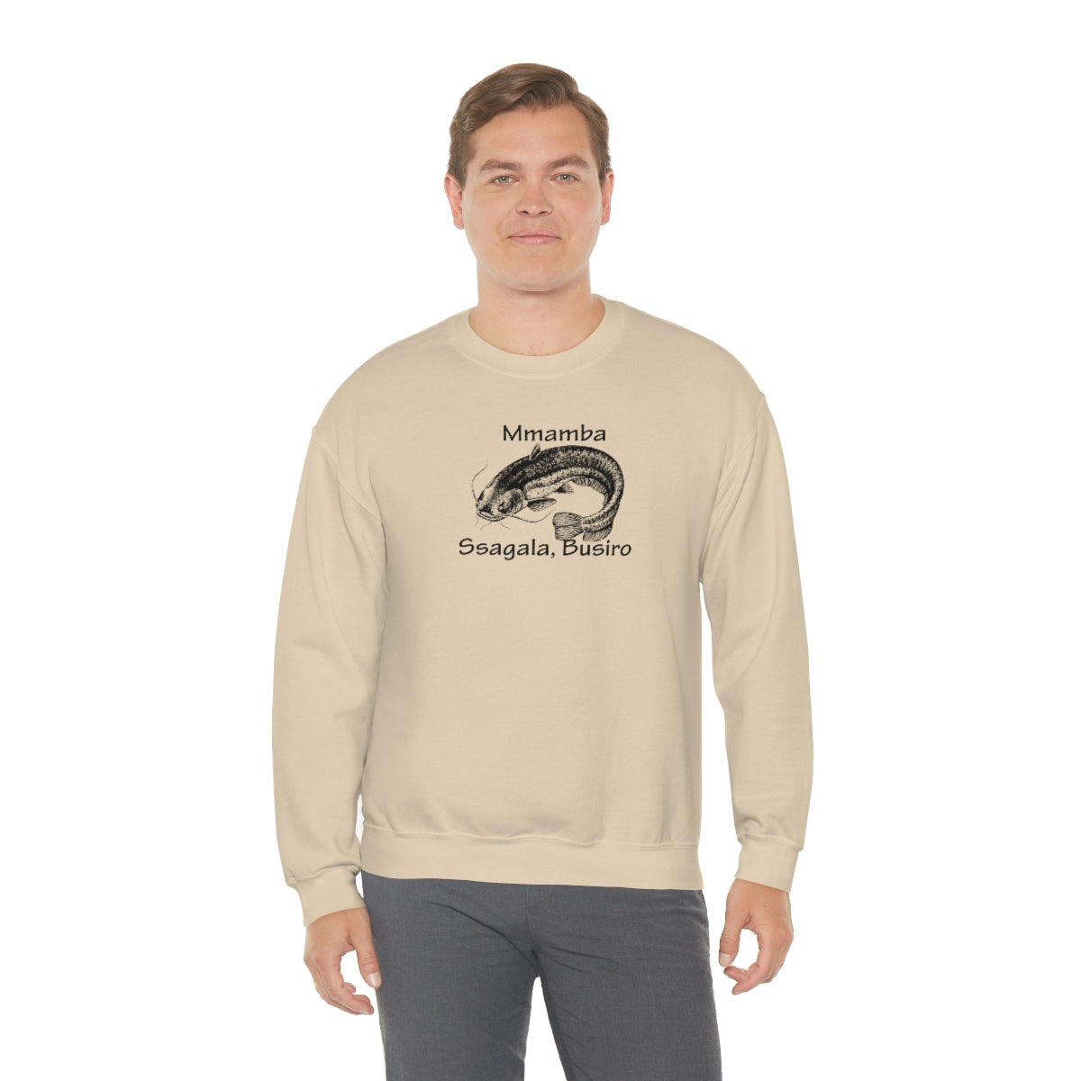 Unisex Heavy Blend™ Crewneck Sweatshirt - Mmamba Ggabunga, WT