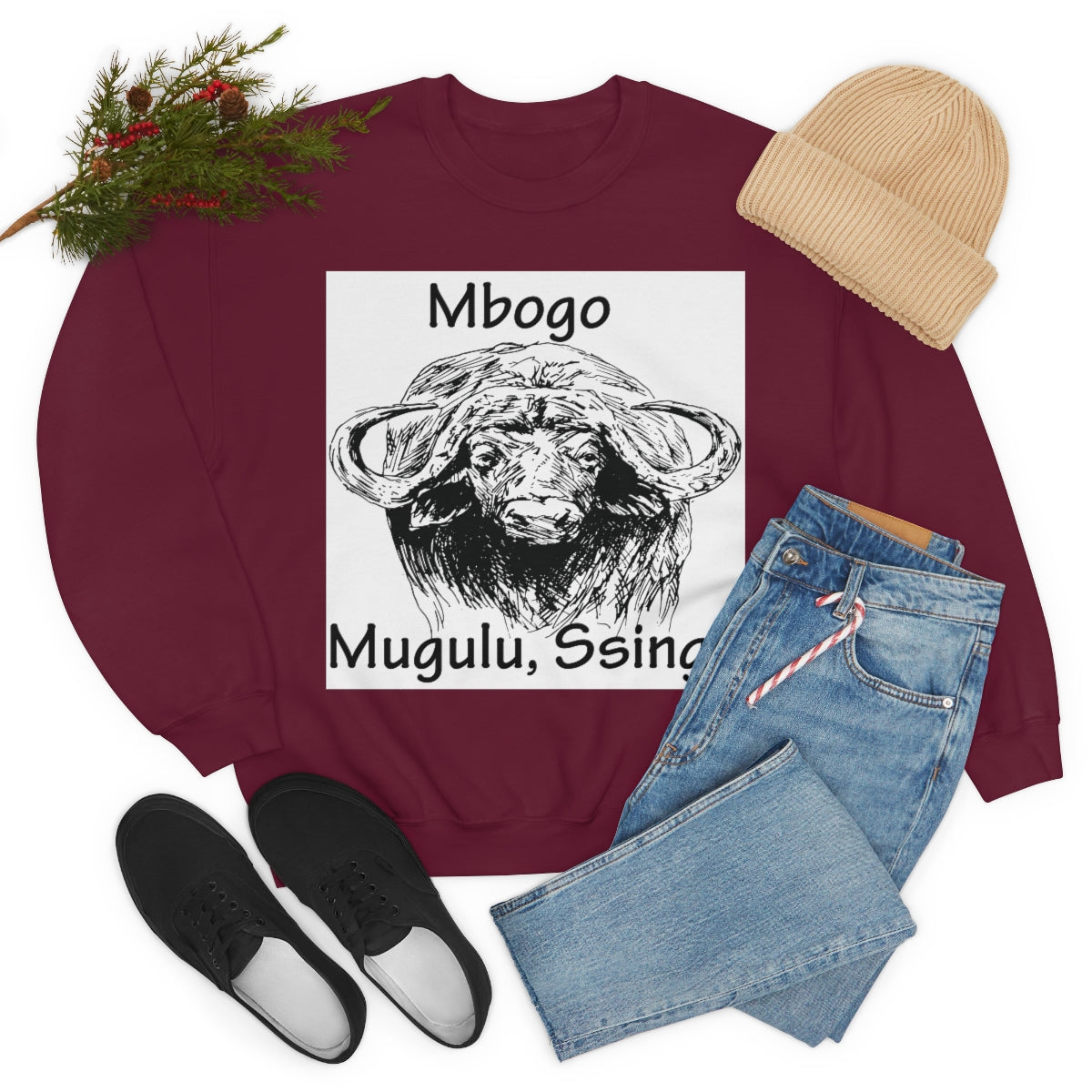 Unisex Heavy Blend™ Crewneck Sweatshirt - Mbuzi, WB