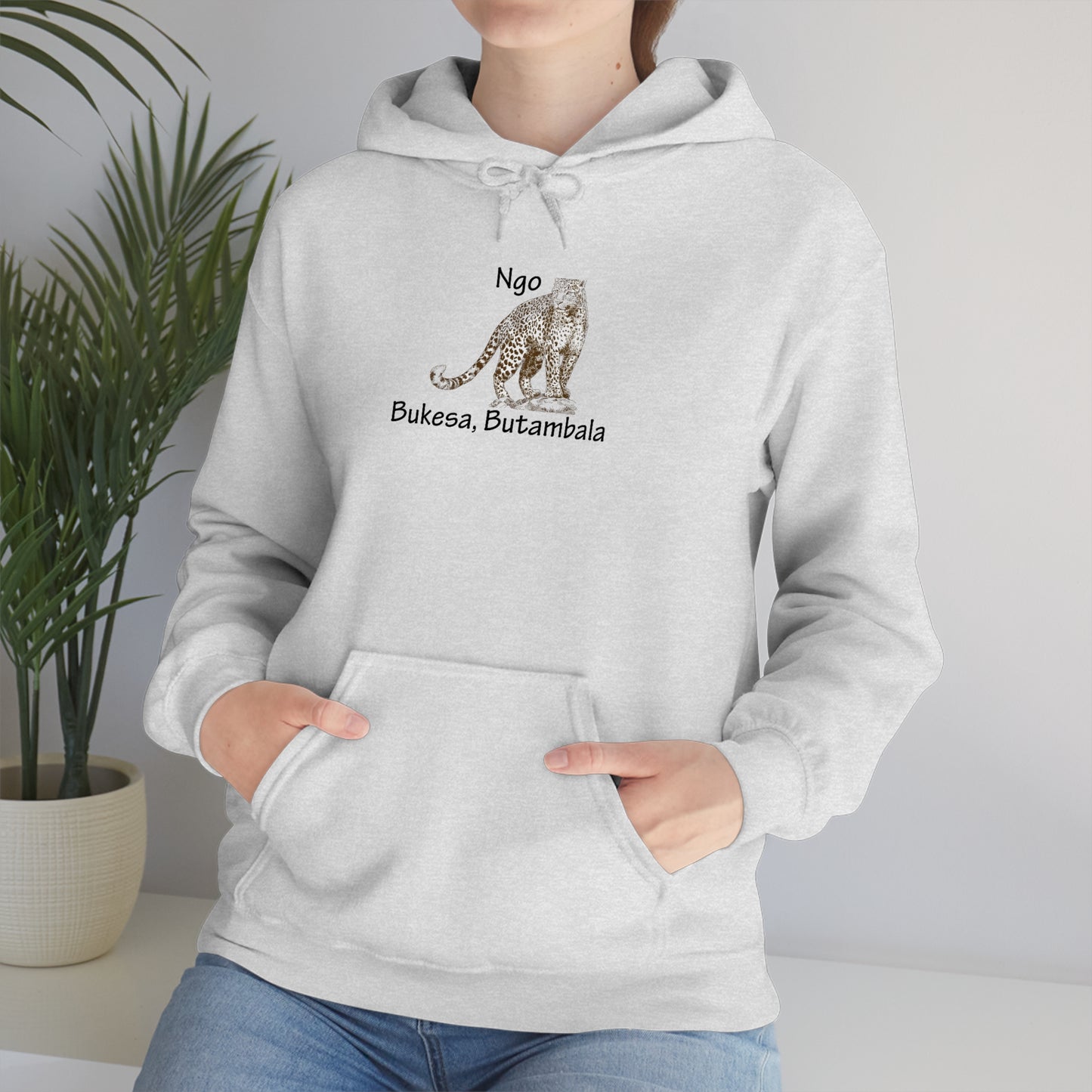 Unisex Heavy Blend™ Hooded Sweatshirt - Ngo (Leoppard)