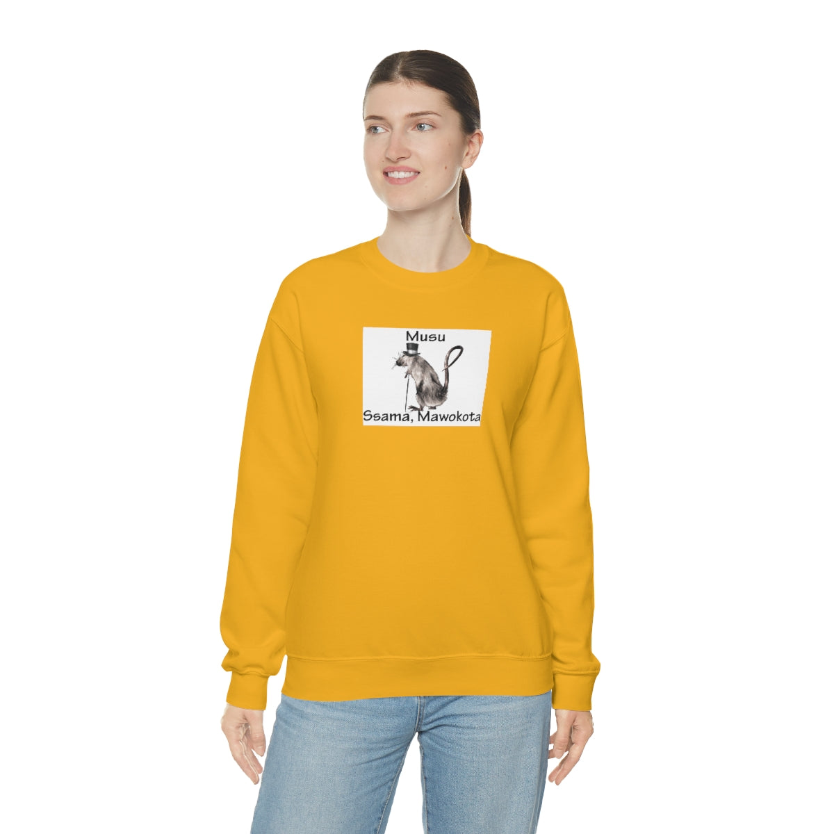 Unisex Heavy Blend™ Crewneck Sweatshirt - Musu, WT