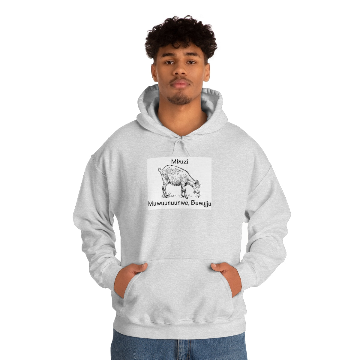 Mbuzi, B1 - Unisex Heavy Blend™ Hooded Sweatshirt