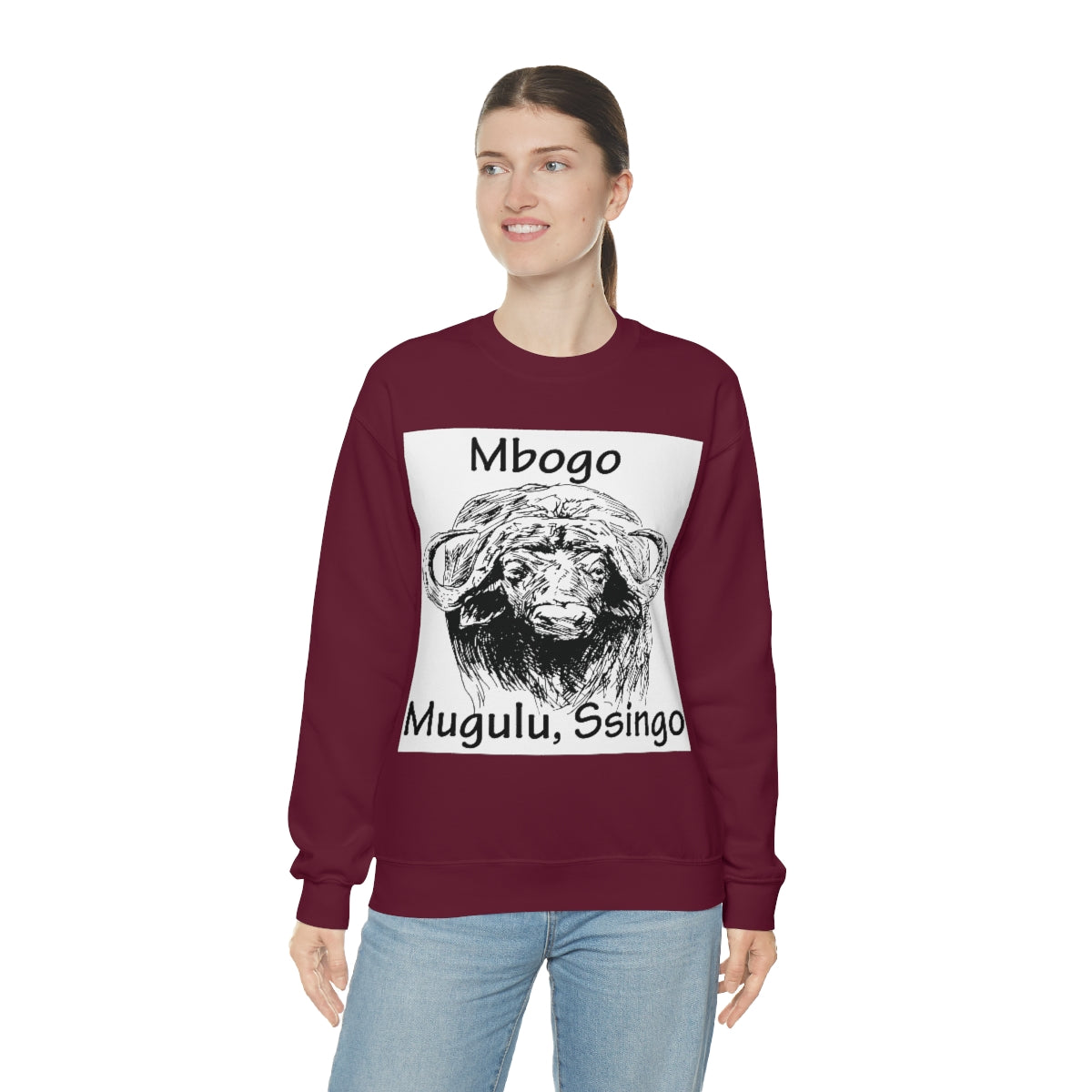 Unisex Heavy Blend™ Crewneck Sweatshirt - Mbogo, WB