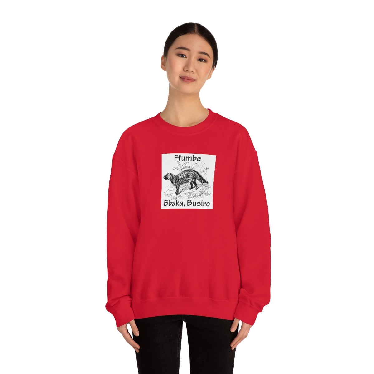 Unisex Heavy Blend™ Crewneck Sweatshirt - Ffumbe, WB