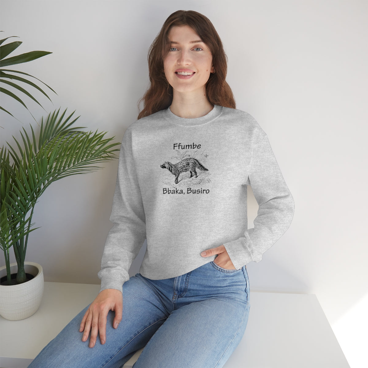 Unisex Heavy Blend™ Crewneck Sweatshirt - Ffumbe, WT