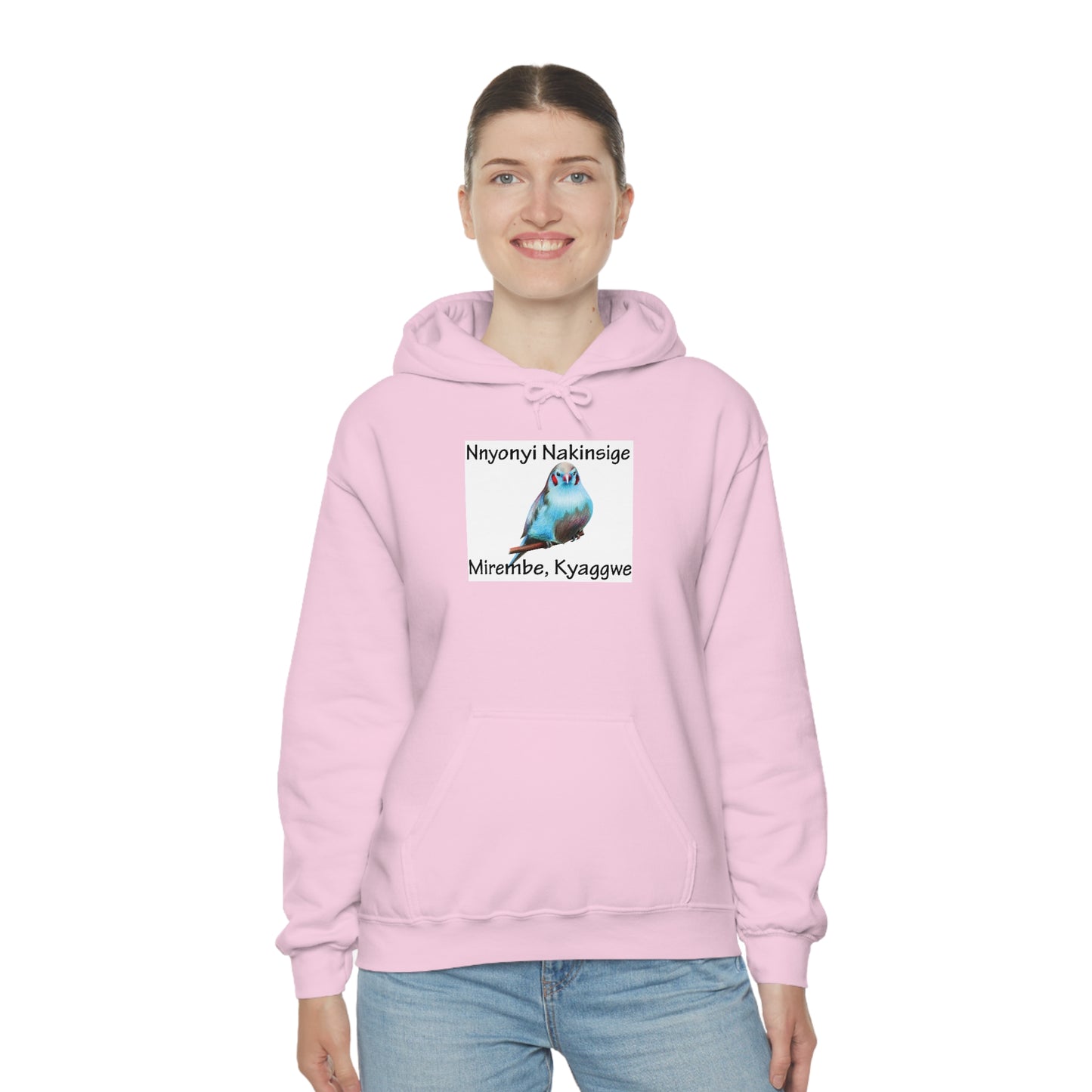 Unisex Heavy Blend™ Hooded Sweatshirt - Nnyonyi Nakinsige (Cheeked Cordon-Bleu)