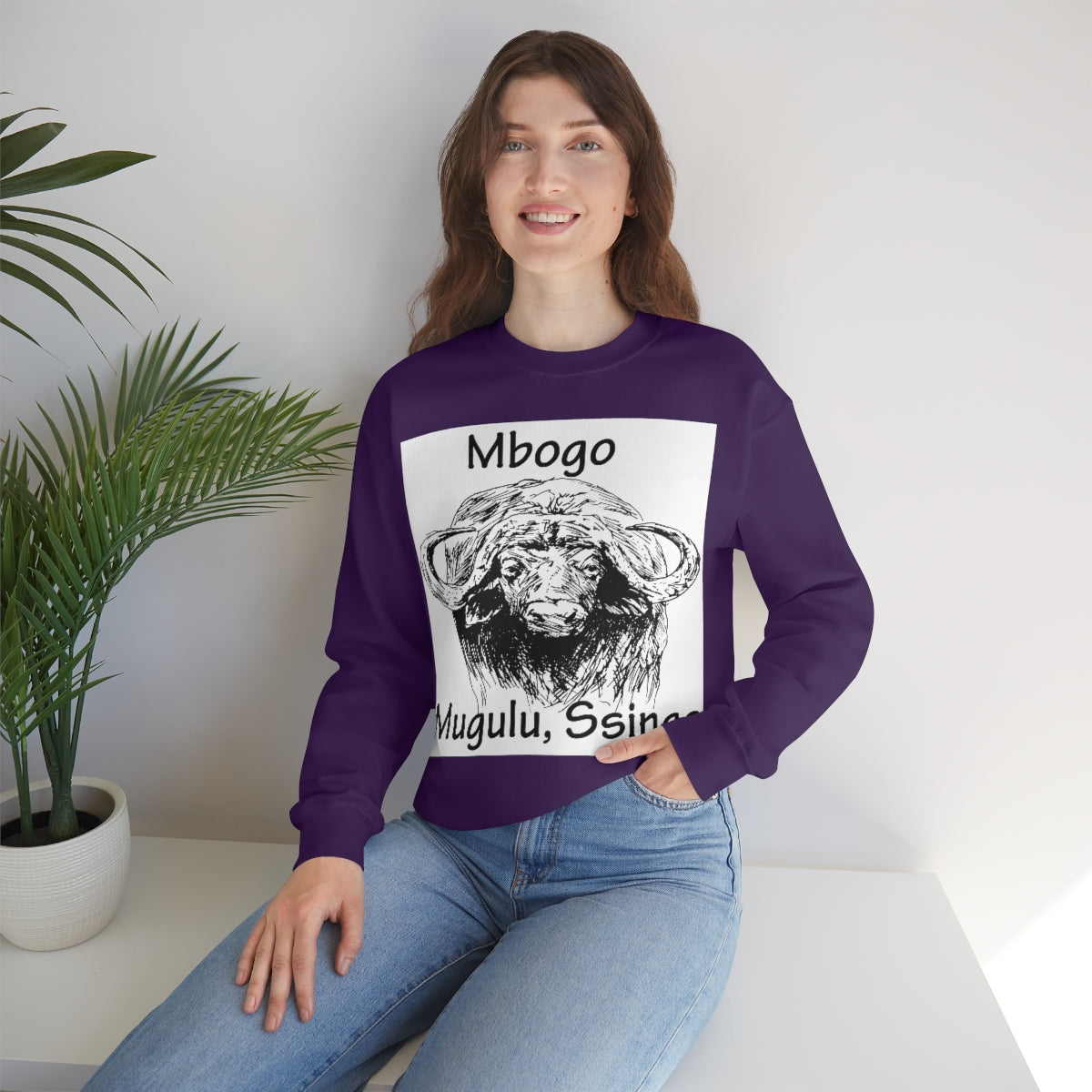 Unisex Heavy Blend™ Crewneck Sweatshirt - Mbogo, WB