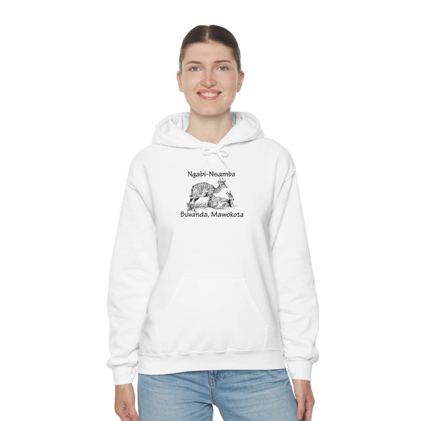 Unisex Heavy Blend™ Hooded Sweatshirt - Ngabi (Bushbuck-Antelope)