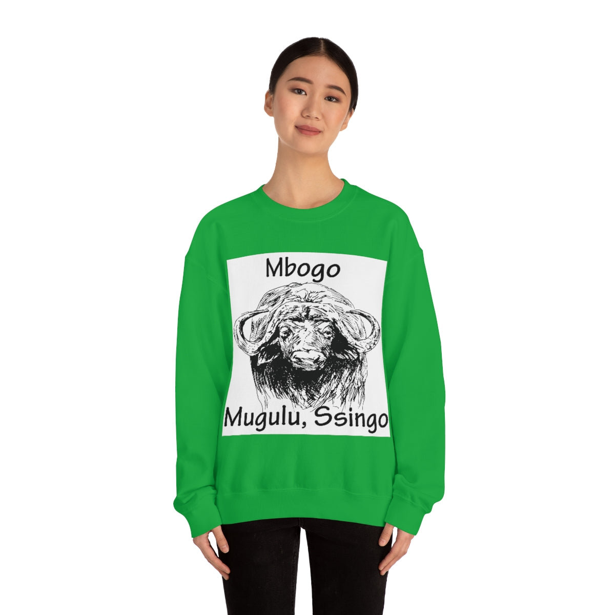 Unisex Heavy Blend™ Crewneck Sweatshirt - Mbogo, WB