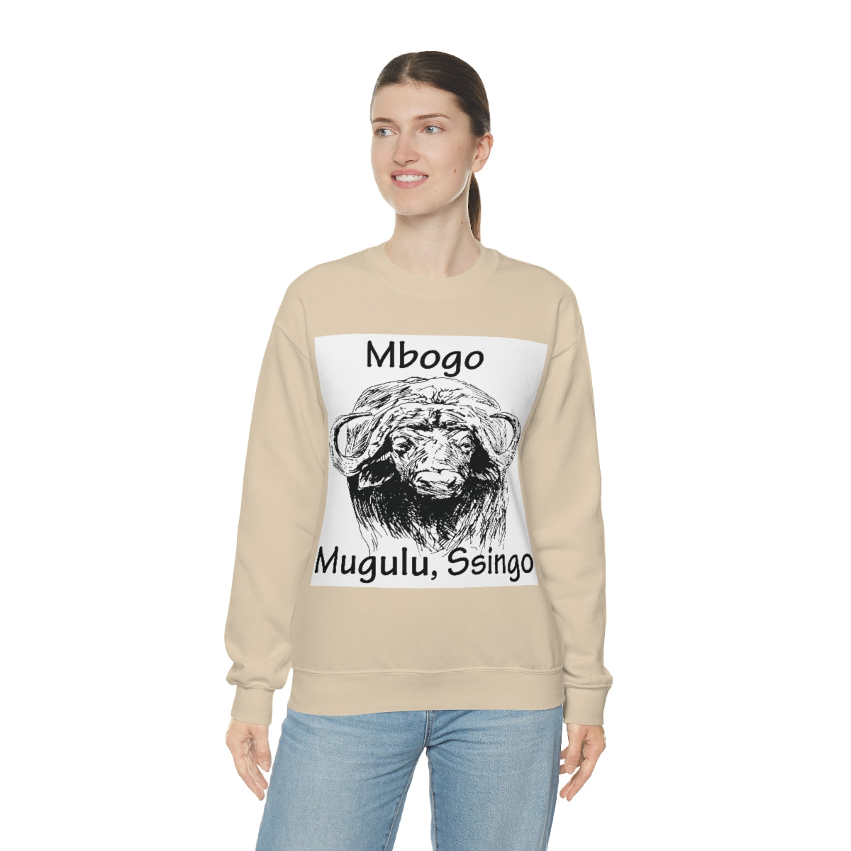 Unisex Heavy Blend™ Crewneck Sweatshirt - Mbuzi, WB