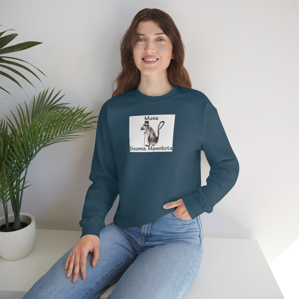 Unisex Heavy Blend™ Crewneck Sweatshirt - Musu, WT