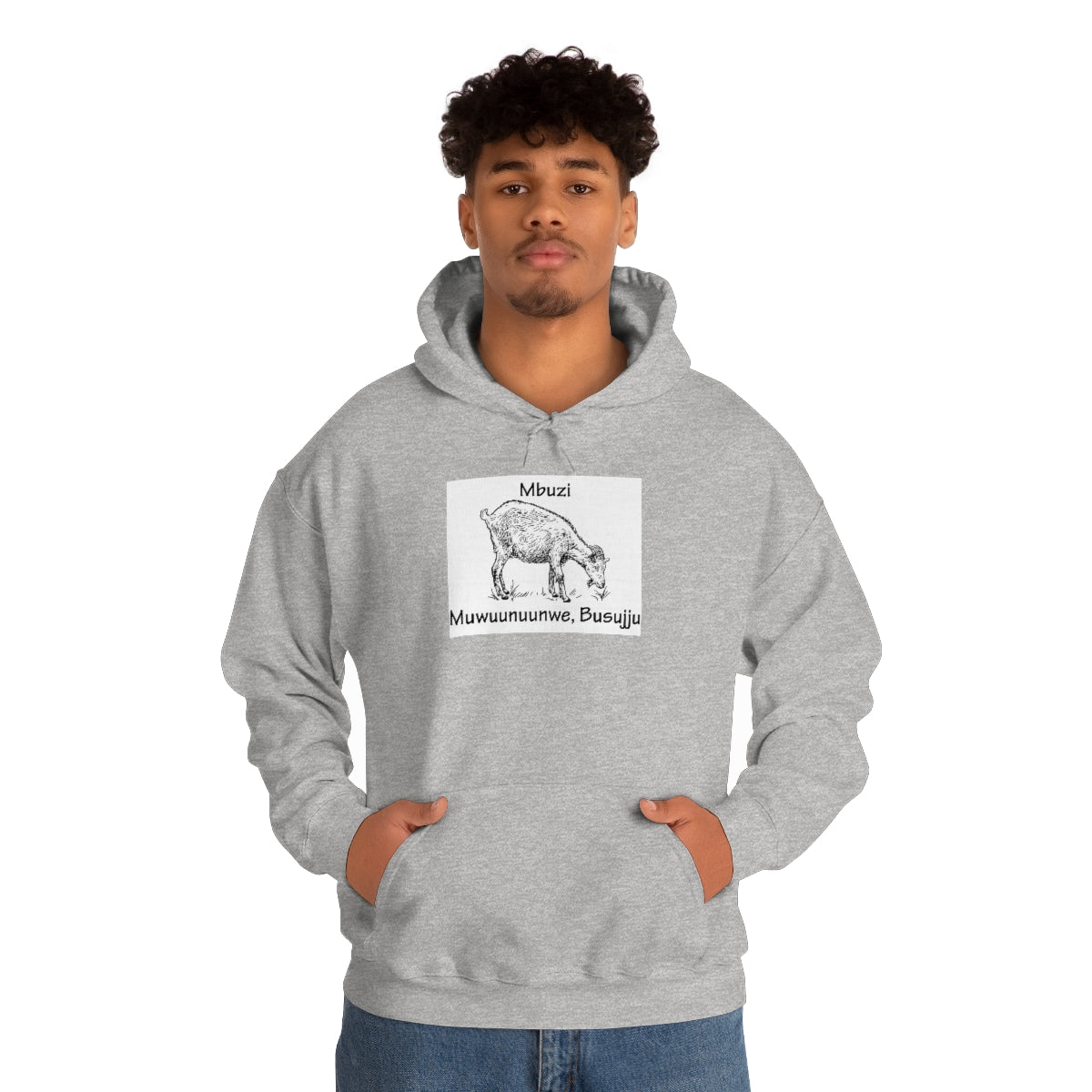 Mbuzi, B1 - Unisex Heavy Blend™ Hooded Sweatshirt