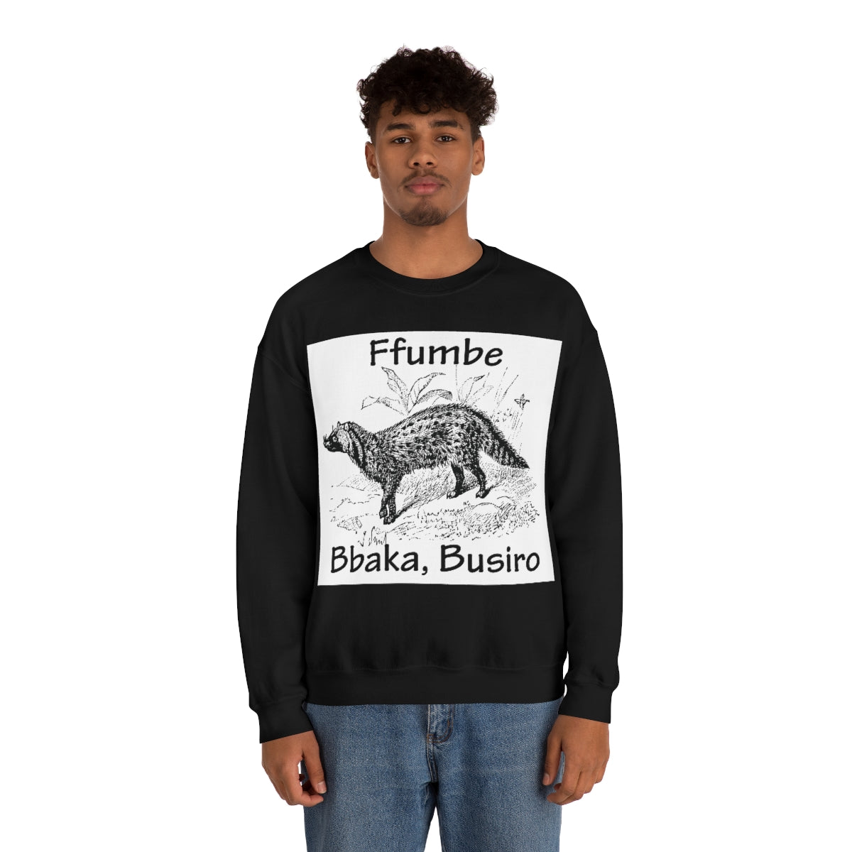 Unisex Heavy Blend™ Crewneck Sweatshirt - Ffumbe, WB