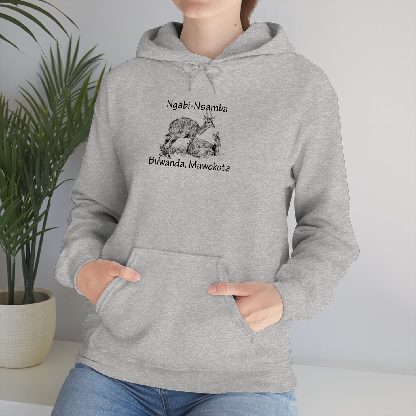 Unisex Heavy Blend™ Hooded Sweatshirt - Ngabi (Bushbuck-Antelope)