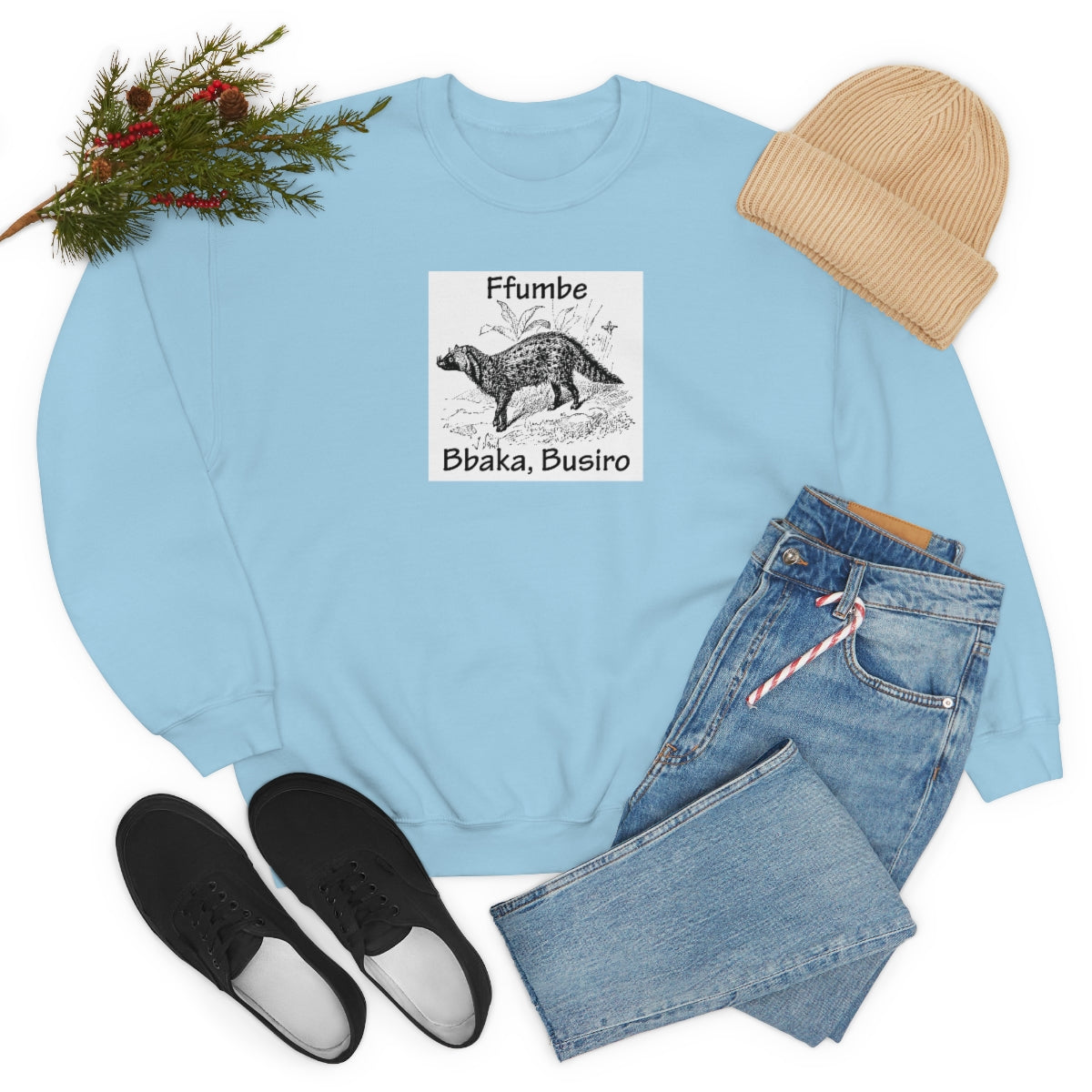 Unisex Heavy Blend™ Crewneck Sweatshirt - Ffumbe, WB