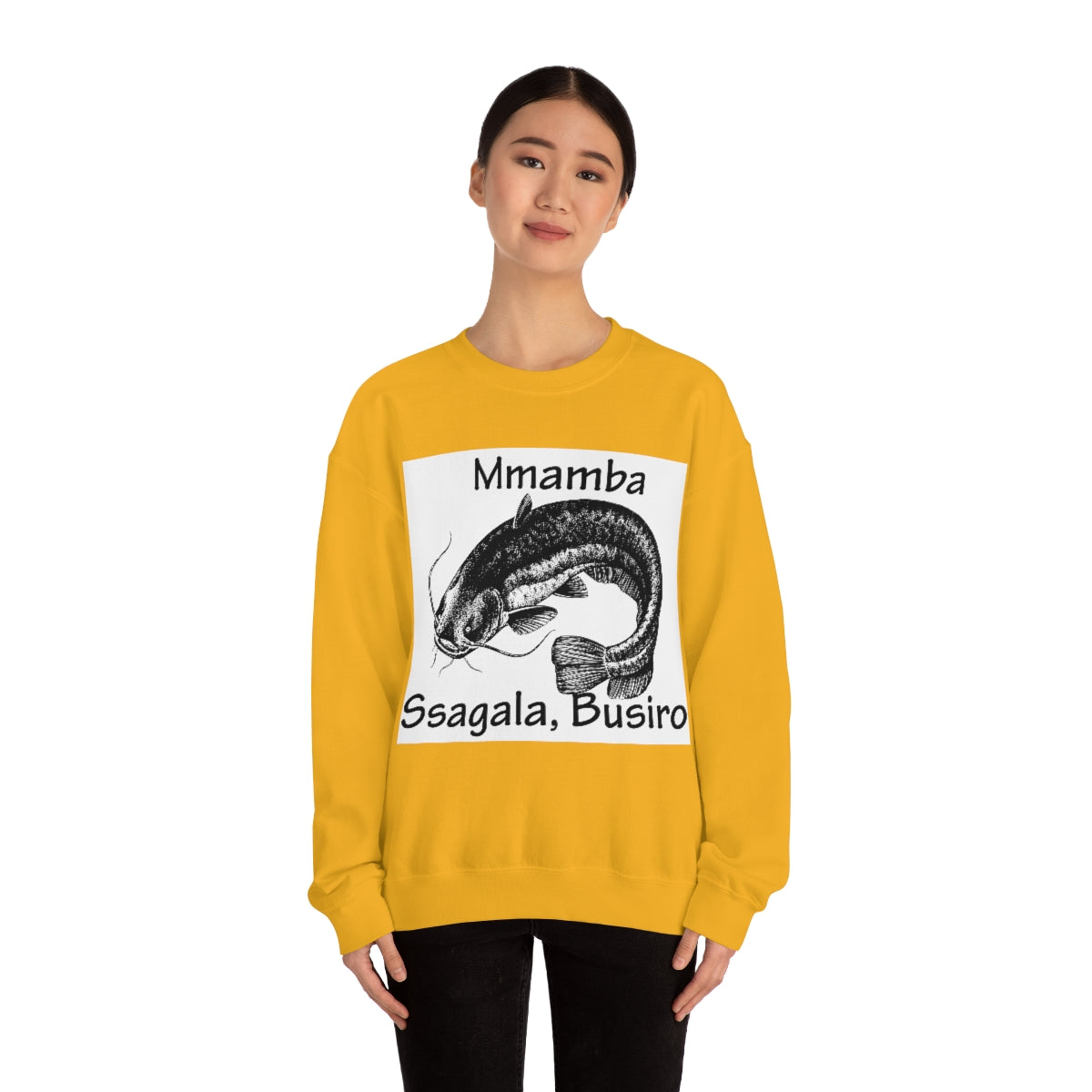 Unisex Heavy Blend™ Crewneck Sweatshirt - Mmamba Ggabunga, WB