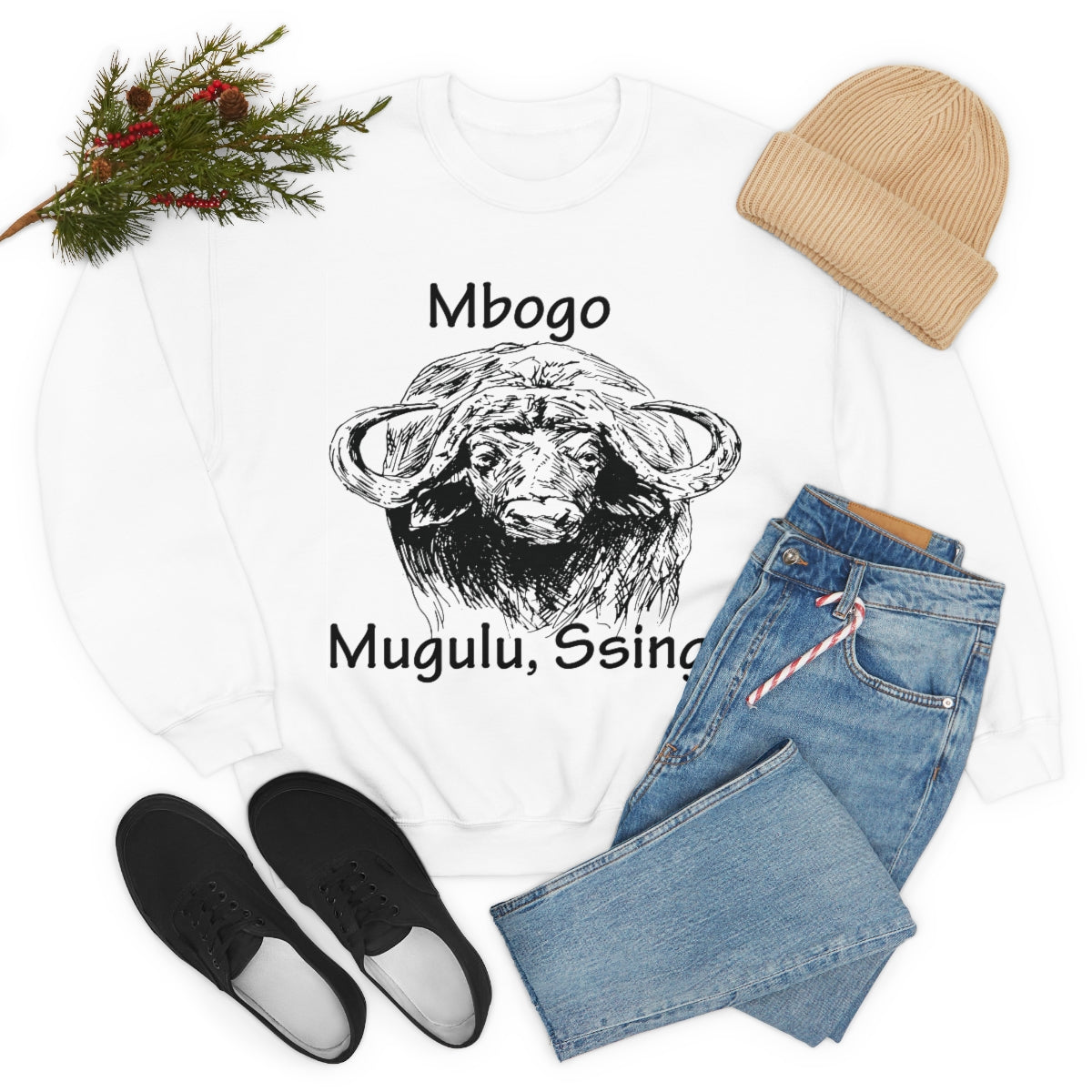 Unisex Heavy Blend™ Crewneck Sweatshirt - Mbogo, WB